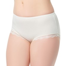 Tutku 12' Li Bayan Işık Dantelli Bato Bikini Külot 0948