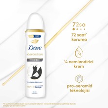 Dove Kadın Sprey Deodorant Invisible Dry 1/4 Nemlendirici Krem Etkili 150 ml