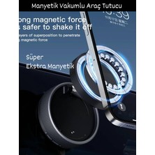 Plentiful Güçlü 360° Dönebilen Manyetik Kilitli Araç Telefon Tutucu