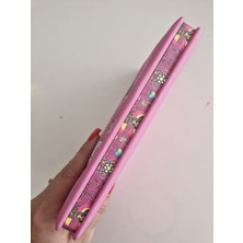 Pembe Gril Power Temalı Puf Defter 1 Adet 96YP