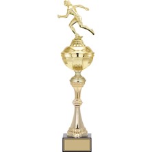 ODAK KUPA - Figürlü Kupalar - Atletizm Kadın Figürlü Kupalar FG-061 A - 51 cm