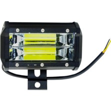 Moto Eczane Sis Farı LED Çakar ve Düz Mod Metal Gövde