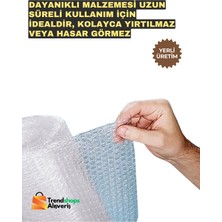 Trendshopsalışveriş 100X5 mt Balonlu Ambalaj Naylon Patpat 35 gr