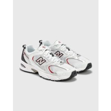 New Balance 530V2 White Silver Red - Unisex Spor Ayakkabı Sneaker MR530SA