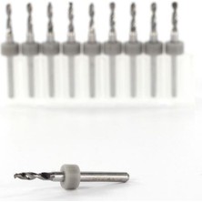 Pcb Mikro Karbür Cnc Matkap Ucu 10LU Set 2,40MM Tungsten 18 Shank