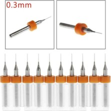 Pcb Matkap Ucu 0,3mm Tungsten Mikro Karbür 10 Adet 18 Shank