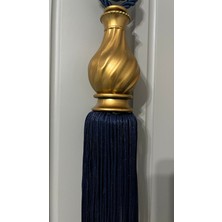Fon Perde Tavan Bağlama Püsküllü Braçol Set ( Üçlü Set )