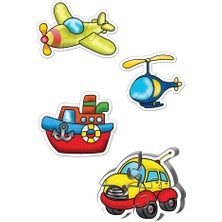 12003 Ks Baby Puzzle - Ulaşım Araçları / 15 Parça Puzzle / +2 Yaş