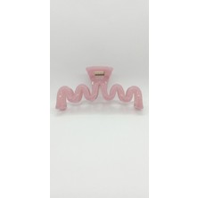 Pembe Renk Dalga Figür Mandal Toka