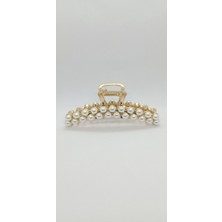 Gold Renk Metal Incili Mandal Toka