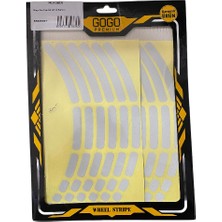 Moto Eczane Jant Şeridi Gri Universal