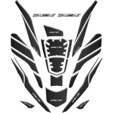 Moto Eczane Tank Pad Set 007 Honda Pcx 2021-2024