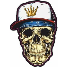 Moto Eczane 70X100MM Kuru Kafa Şapka Sticker