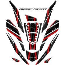 Moto Eczane Tank Pad Set 002 Honda Pcx 2021-2024