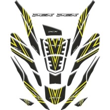 Moto Eczane Tank Pad Set 008 Honda Pcx 2021-2024