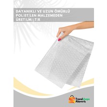 Trendshopsalışveriş 100 Adet 25X30 5cm Bantlı Balonlu Patpat Naylon Torba