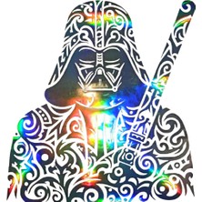 Hologram Starwars  Model Sticker – Işık Vurunca Renk Değiştirir – Modifiye Dekarasyon Sticker Araç % Kask Uyumlu,düz ve Prüszsüz Yüzeyler Için(Meristeed)