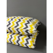 Belsina 2 Li Fermuarlı Yastık Kılıfı 50*70 cm Kolay Ütülenir