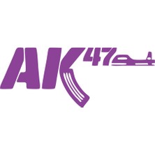 AK47 STICKER17X17 cm Mor