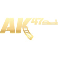 AK47 STICKER17X17 cm Gold