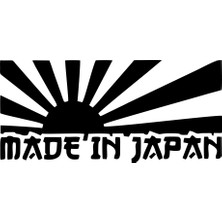 Made In Japan Barkod STICKER17X17 cm Siyah