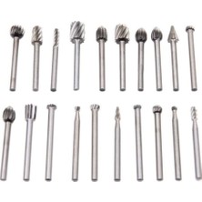 Matkap Ucu Seti Ahşap Oyma Dremel 20 Adet Farklı Boyut Çelik