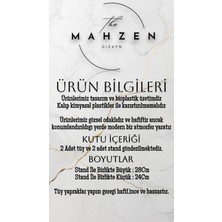 Modern Dekoratif Gold (Altın) Tüy Yaprak Seti – Ev Dekorasyonu Için Şık ve Zarif Ikili Aksesuar
