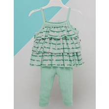 Baby Zz Kız Bebek Takım 6-12 Ay Yeşil