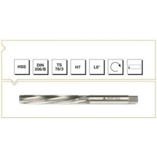 Makine Takım Silindirik Saplı El Raybası 10 mm B00301011000