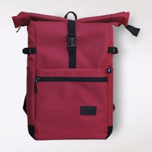 Çok Bölmeli Sırt Çantası Rolltop Backpack