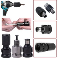 1/2 Matkap Chuck Mandren Adaptör Somun Sökme Makinesini Hex Bits Vidalamaya Dönüştürme Aparat Seti