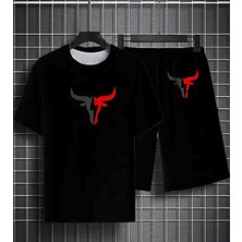 Boğa Baskılı Özel Tasarım Oversize Tshirt