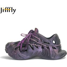 Jifffly Günlük Ayakkabılar | Stitchmonster Hollow Serisi | Dıy Ayarlanabilir Bağcıklı | Çift Kişilik | Model JF-010245 (Yurt Dışından)