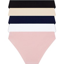 COTTONHILL Basic Pamuklu Kadın Bikini Külot 5'li Paket
