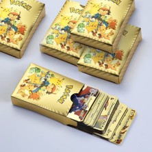 Pengfu Shop Ispanyol 54 Adet Kutu Stili Yeni Stil Sıcak Pokemon Kartı Oft Metal Altın Simli Kartlar Ingilizce Vmax Gx Charizard Oyun Koleksiyonu Pikachu Kutuları Oyuncak Erkek (Yurt Dışından)