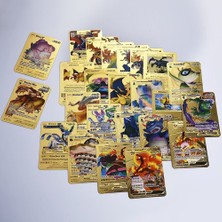 Pengfu Shop Ispanyol 54 Adet Kutu Stili Yeni Stil Sıcak Pokemon Kartı Oft Metal Altın Simli Kartlar Ingilizce Vmax Gx Charizard Oyun Koleksiyonu Pikachu Kutuları Oyuncak Erkek (Yurt Dışından)