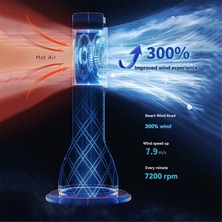 Praise6 Yatak Odası Kule Fanı Sessiz USB Su Soğutma Fanı Taşınabilir Su Sisi Nemlendirme Su Soğutma Fanı Masaüstü Hava Soğutucu A (Yurt Dışından)