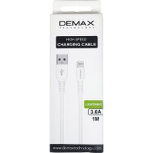 Demax D5 Type-C To Lightning 1 Metre 10W Şarj Kablosu