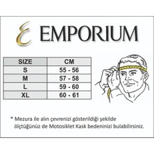 Emporium Ncr Stream Full Face Siyah Vizörlü Kapalı Kask (Ece-06)