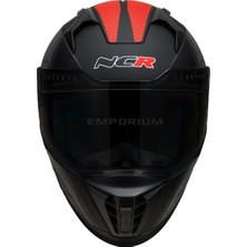 Emporium Ncr Stream Full Face Siyah Vizörlü Kapalı Kask (Ece-06)