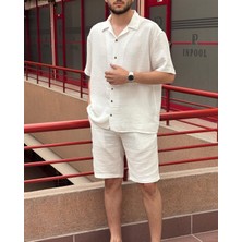 Erkek, apaş yaka, yazlık, %100 pamuklu, Müslin dokuma, Alt-Üst Takım G14-303