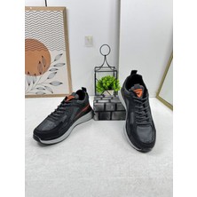 Günlük Erkek Sneaker Fileli Bağcıklı Kalın Tabanlı Rahat Spor Ayakkabı 4267