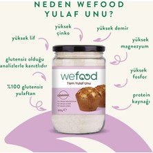 Wefood Glutensiz Tam Yulaf Unu 300 gr 8681749104895