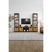 Lotus Tv Ünitesi – %100 Gerçek Ağaç