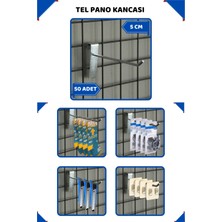5 cm - 50 Adet Tel Pano Kancası Raf Askısı