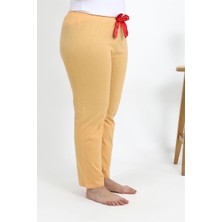 Modaserdem Mdsrdm Kadın Pamuklu Büyük Beden Alt Pijama 27559 Sarı