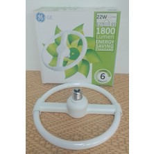 General 22W E27 Duylu Günışığı Simit Ampul