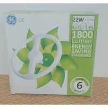 General 22W E27 Duylu Günışığı Simit Ampul
