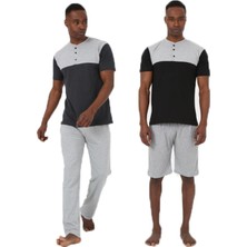 Moda Serdem Erkek 3'lü Pijama Takım 6825