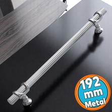 Mobilya Çekmece Mutfak Dolap Dolabı Kapak Kulpları Kulbu Kulpu Krom Metal Kulp 192 Mm-19.2 cm
